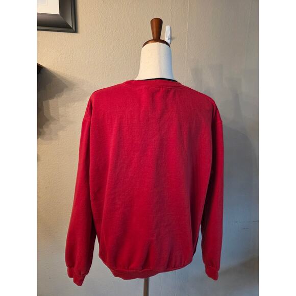 VTG Morning Sun Christmas Holidays Teddy Bears Sweatshirt SZ Large - Picture 2 of 6